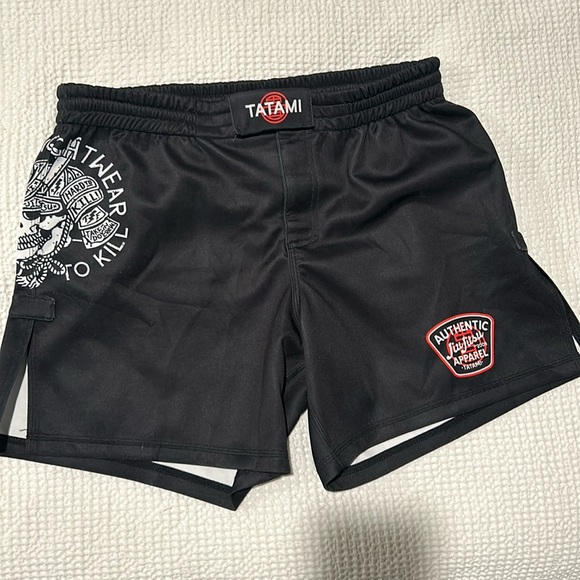 Tatami Black Men’s Jiu Jitsu Shorts Size L - Picture 1 of 4